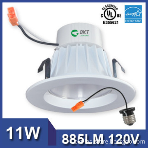 2014 US standard 11w 885lm recessed led downlights china